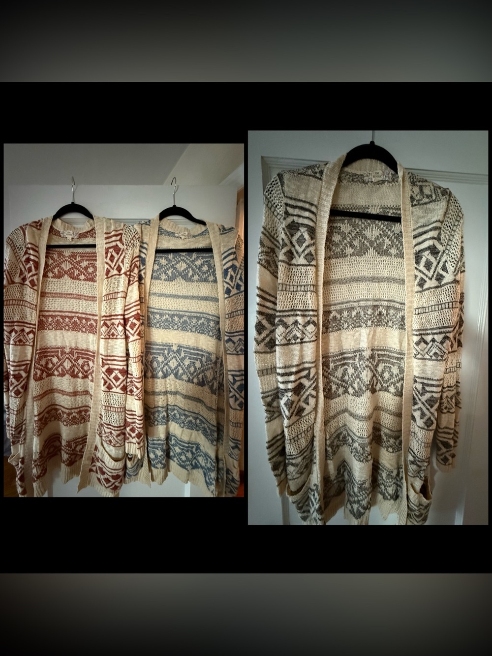 3 lightly worn Cardigans